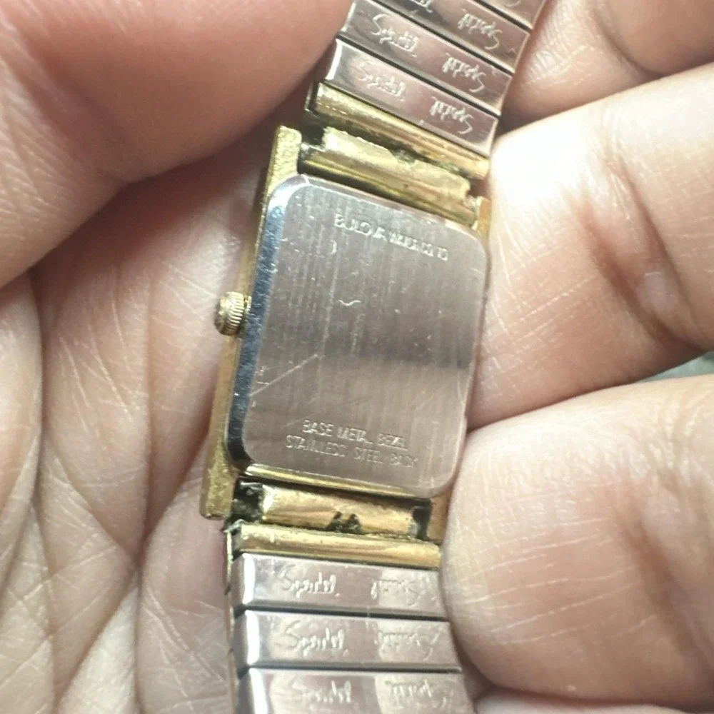 Works VTG Caravelle Chief Scout Executive's Ladies Watch Gold Tone 19mm Fit 6.75